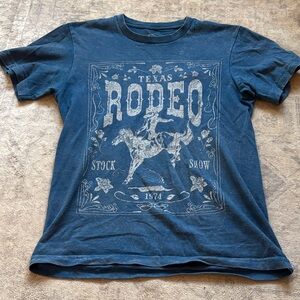Texas Rodeo Graphic Tee - Blue